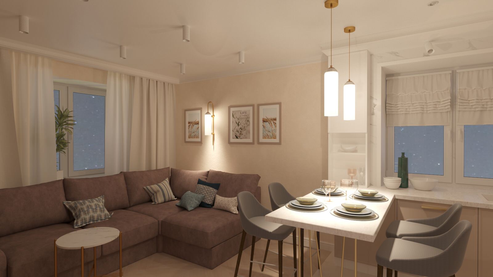 Квартира в современной классике