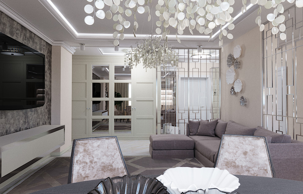 Визуализация гостиной