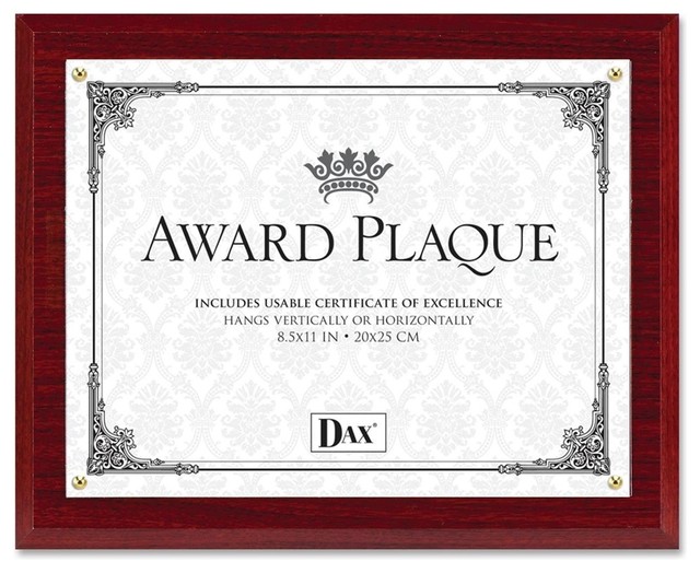 DAX Mahogany Award Plaque