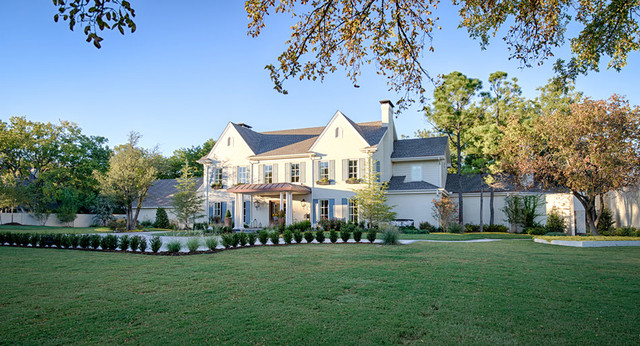 Blue Shutter Home american-traditional-exterior