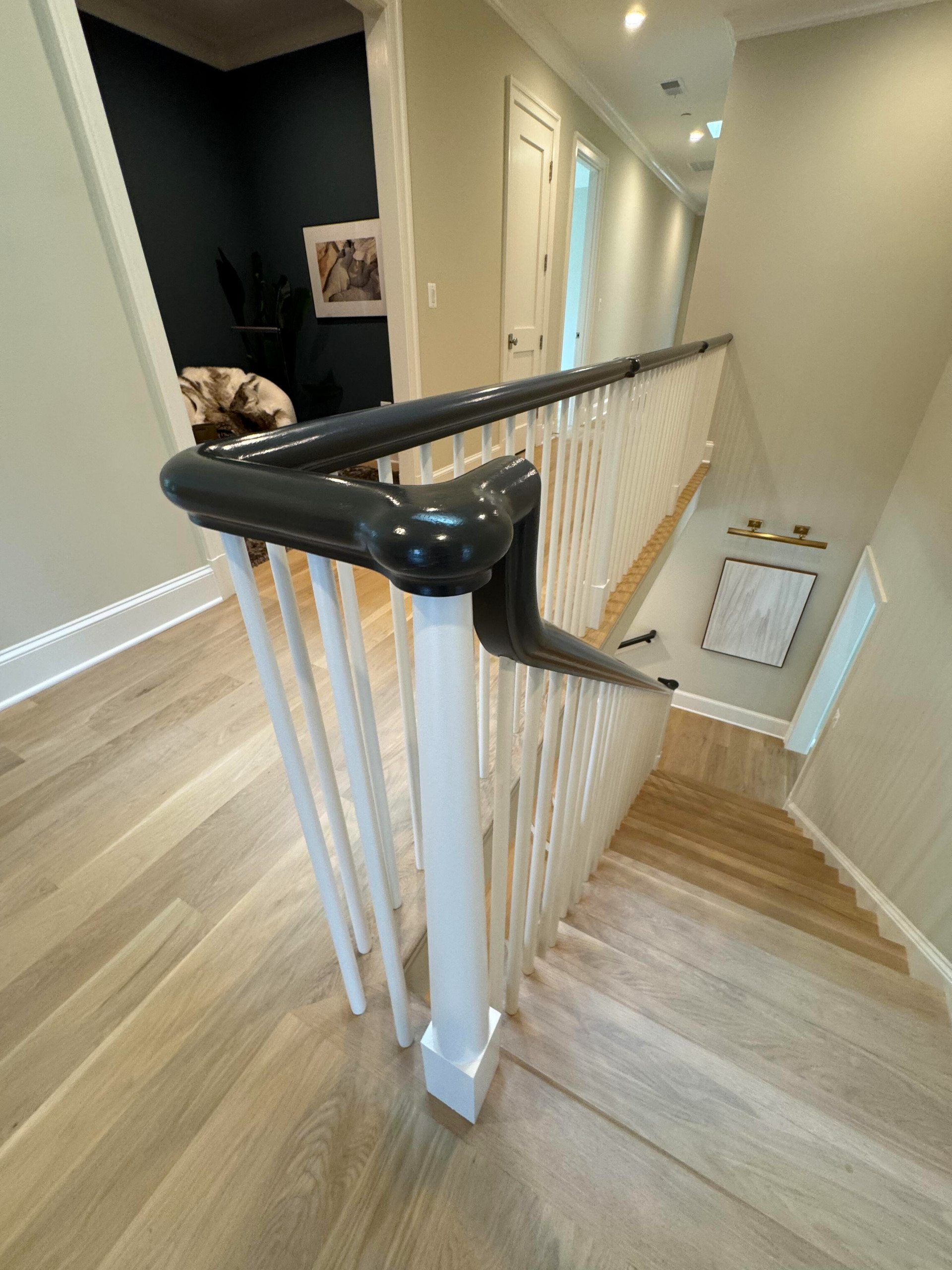 138_Elegant Double Bullnose Entry Stair, Bethesda, MD 20814