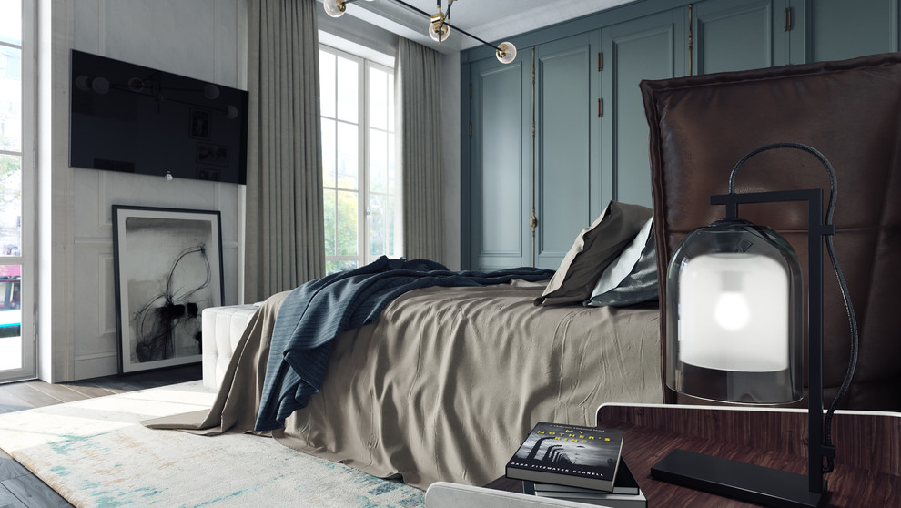 Дизайн  спальни в американском стиле