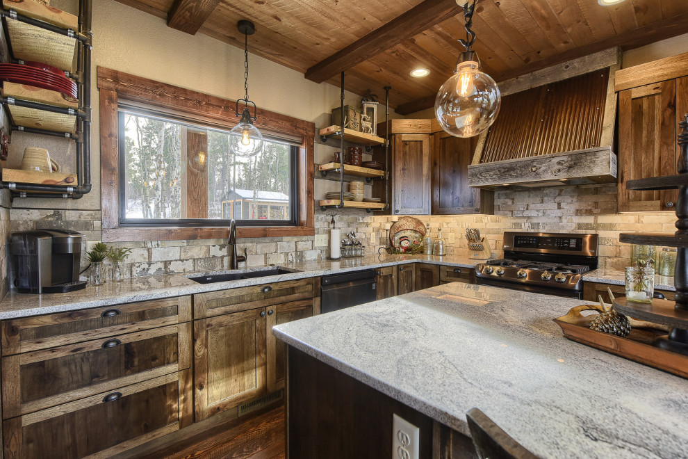 Rustic kitchen in Other.