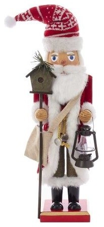 Kurt adler wooden merry christmas advent calendar house