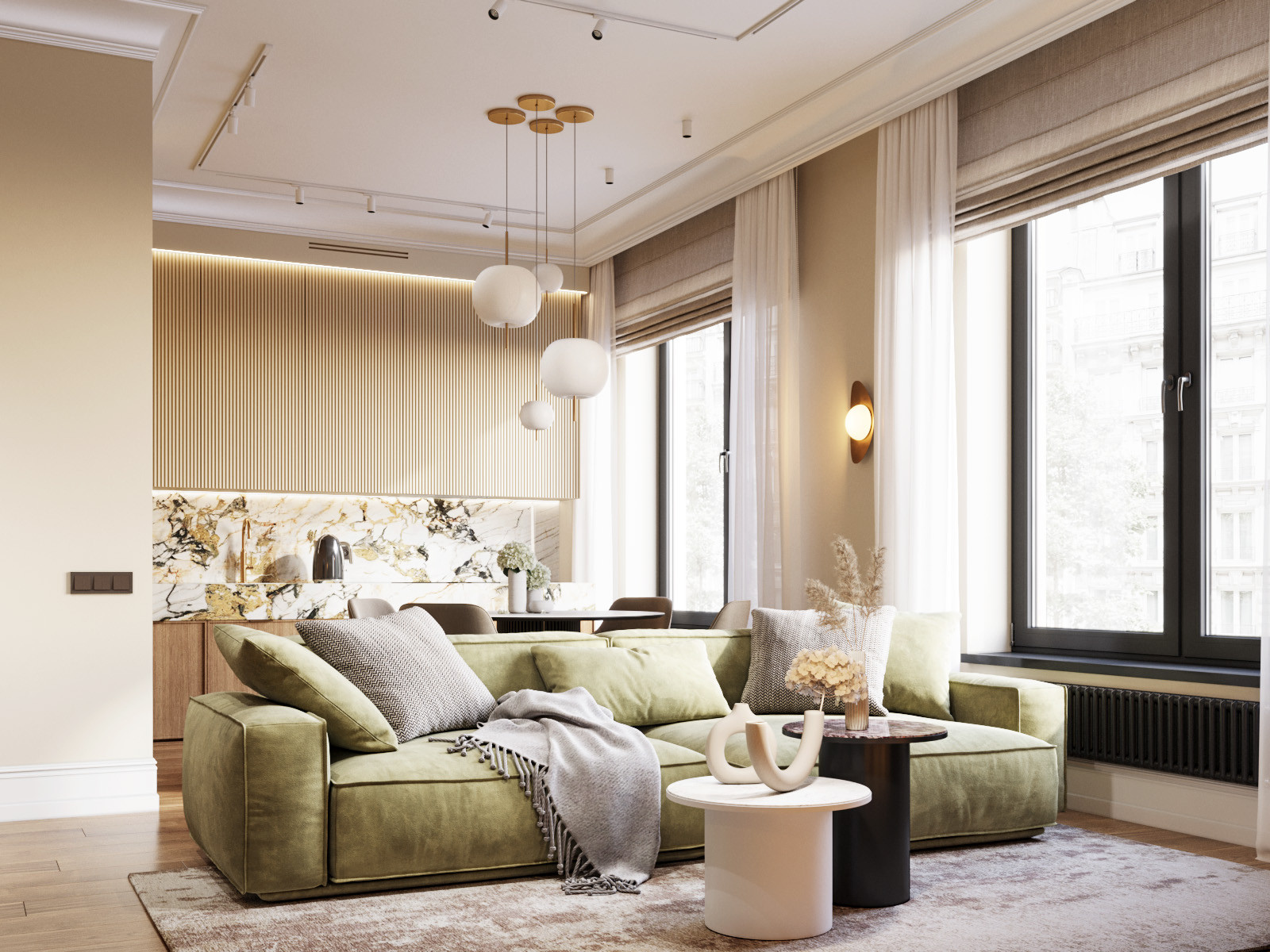 Квартира 67 кв.м. в ЖК "Серебряный фонтан" г. Москва