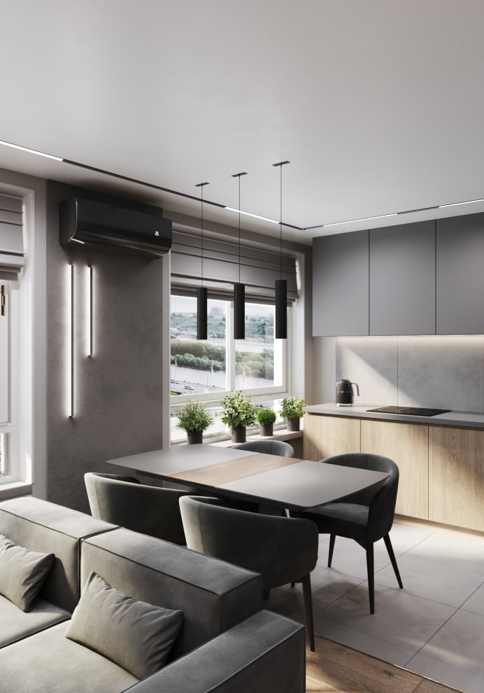 3-х комнатная квартира в одном стиле