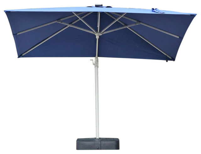 Led Lights 10 X10 Aluminum Patio, Led Patio Umbrella With Stand
