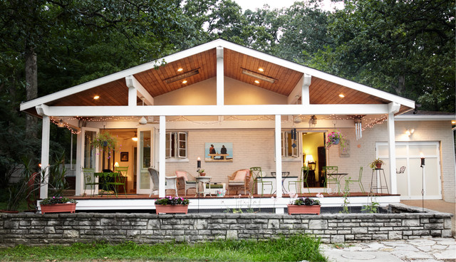 Decks/Porches landstil-hus-og-facade