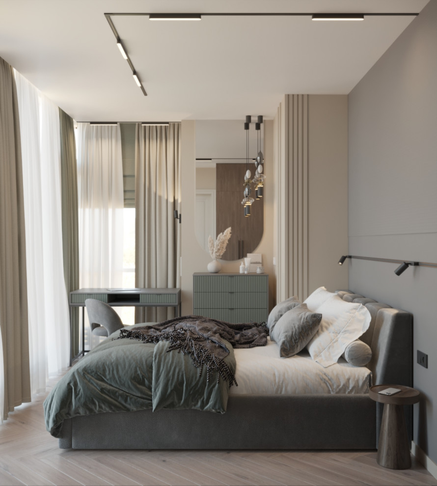 Дизайн интерьера спальни № 30