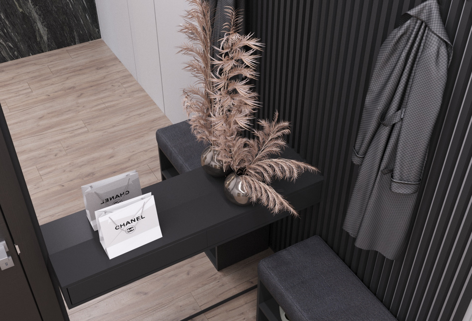 Дизайн проект 3-х комнатной квартиры г. Курск