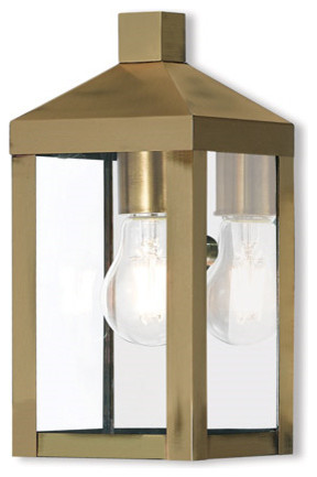 World Of Crystal Houston Wall Sconces 5 Solid Brass 1 Light World Of Crystal Houston Wall Sconces 5 Solid Brass 1 Light Antique