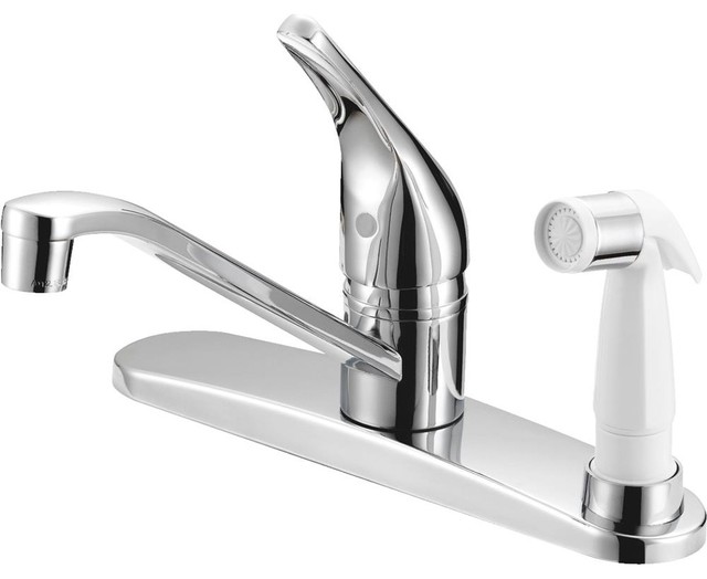 Globe Union Chrome Kitchen Faucet Fs610024cp Jpa3 Contemporary