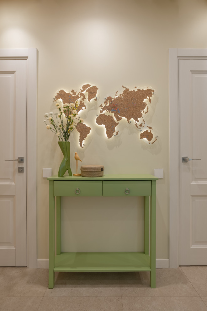 Реализованный проект яркой квартиры в ЖК "Мичурин"