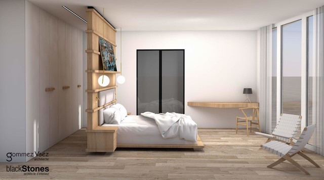 Perspective transitional-rendering