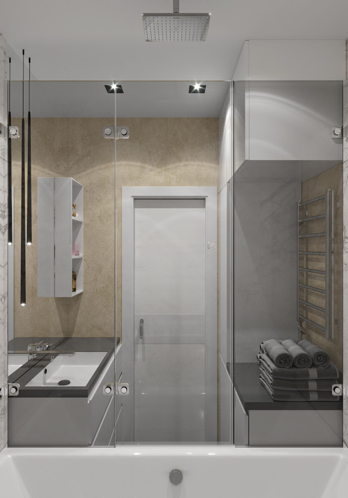 Дом Мегалит на Неве. Игра полос.