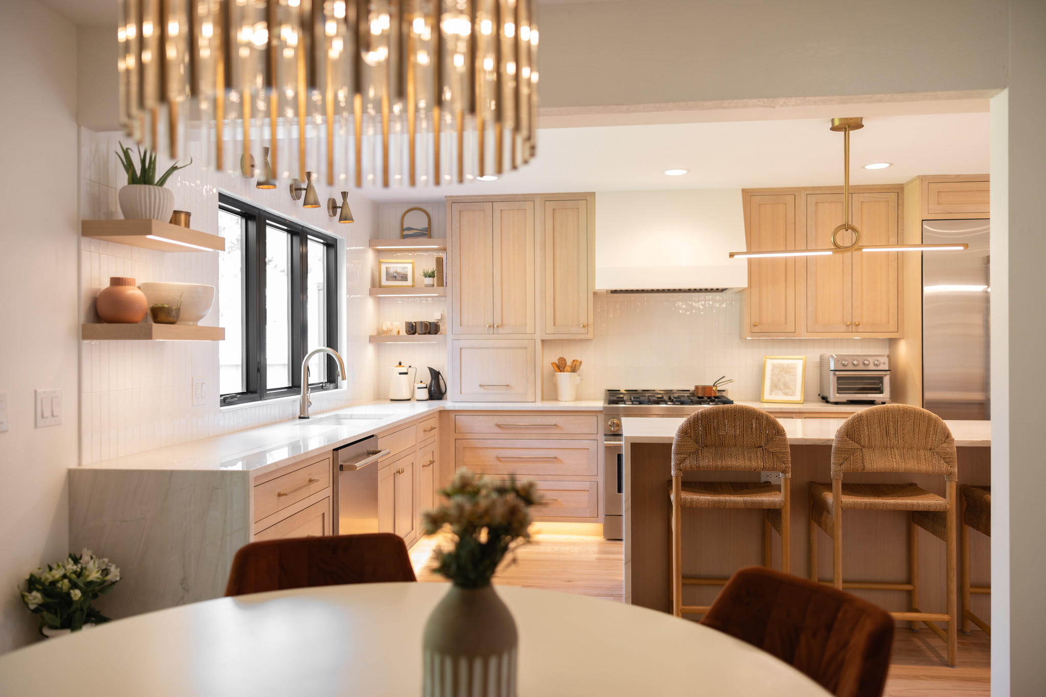 South Meets West | Highlands Ranch, CO | New Mexican Modern Main Floor Remodel