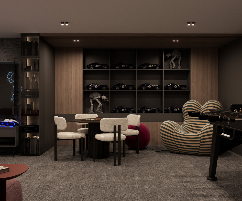 Цокольный этаж дома Тихая роскошь