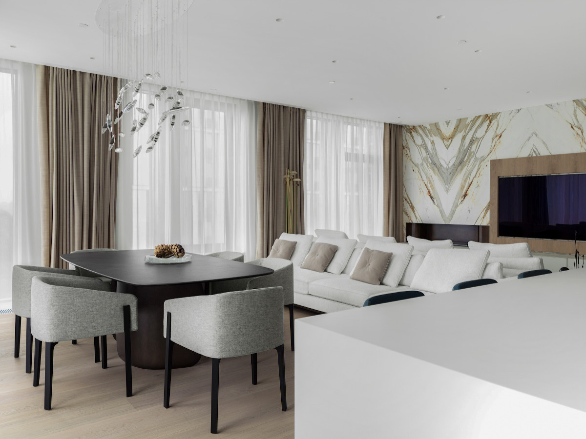 Интерьер квартиры в ЖК «Воробьев дом»