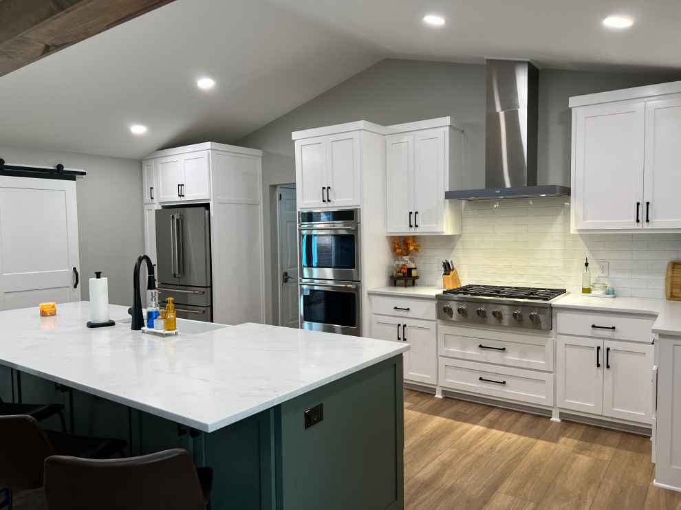 Sage Kitchen and Laundry Room