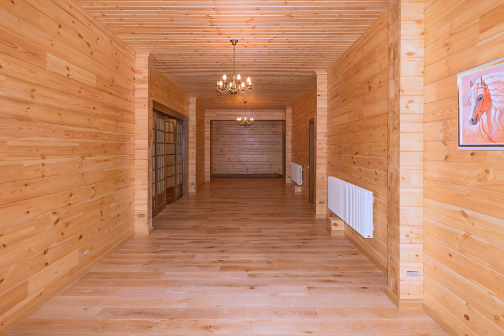 Дом из клееного бруса по проекту "Занино"