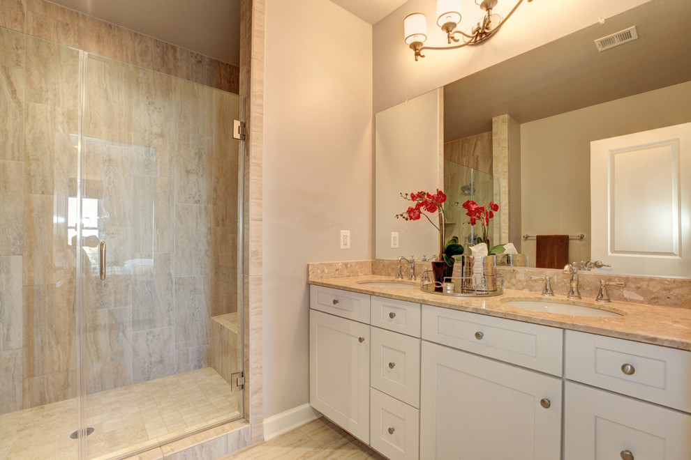 Bathroom - modern bathroom idea in DC Metro