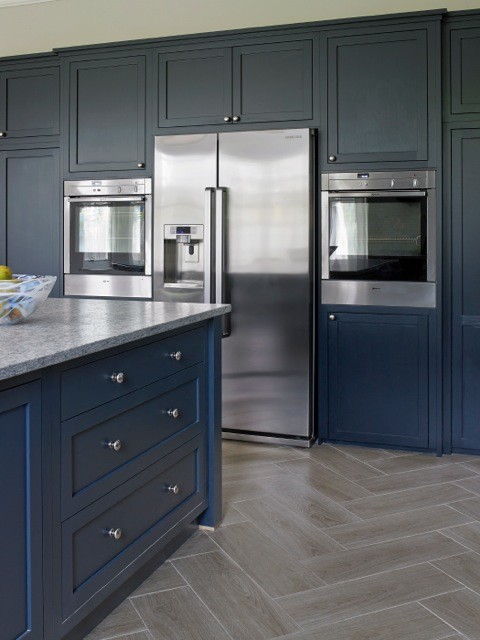 Thames Ditton Bespoke Contemporary Shaker Kitchen klassisk-koekken