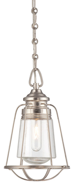 Savoy House Europe Vintage Nickel Mini Pendant
