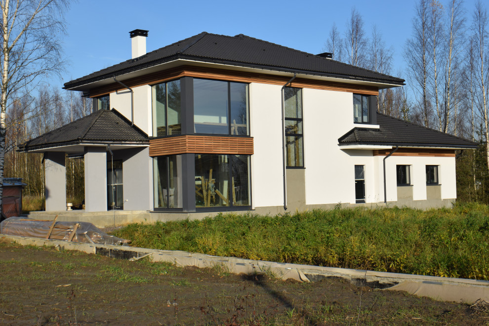 Юкки фасад коттедж