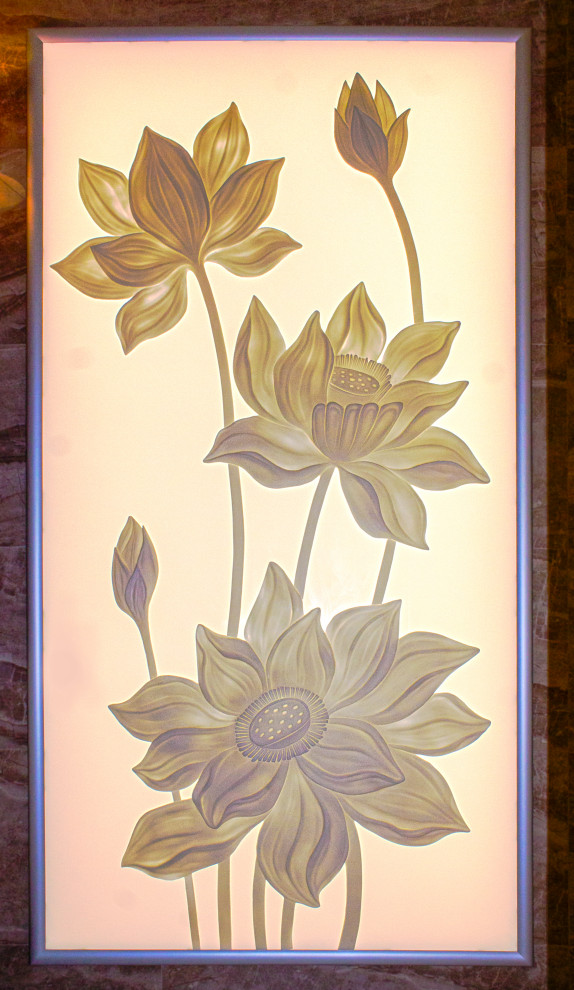 Световое панно барельеф подвесное