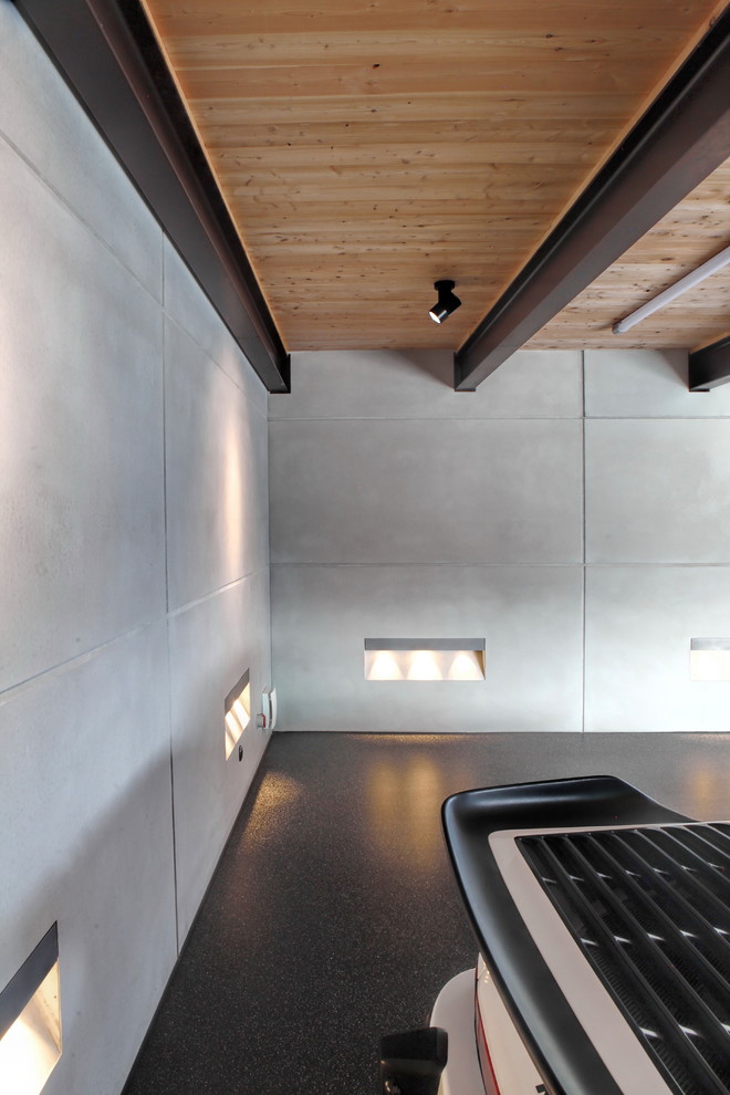 Moderne Anbaugarage als Arbeitsplatz, Studio oder Werkraum in Köln