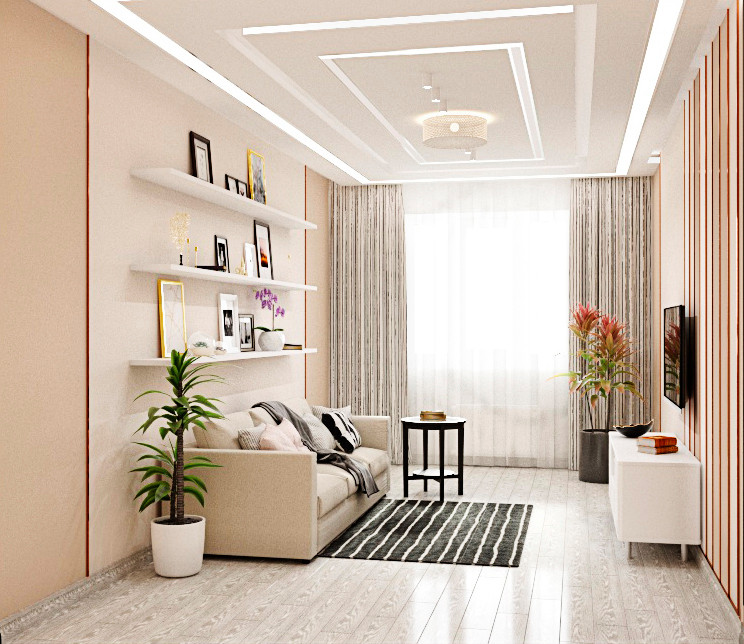 Проект квартиры для молодой девушки в городе Ставрополь.