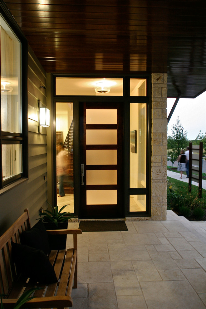 Modern Mahogany Entry Door Contemporary Entry Austin by Doors4Home