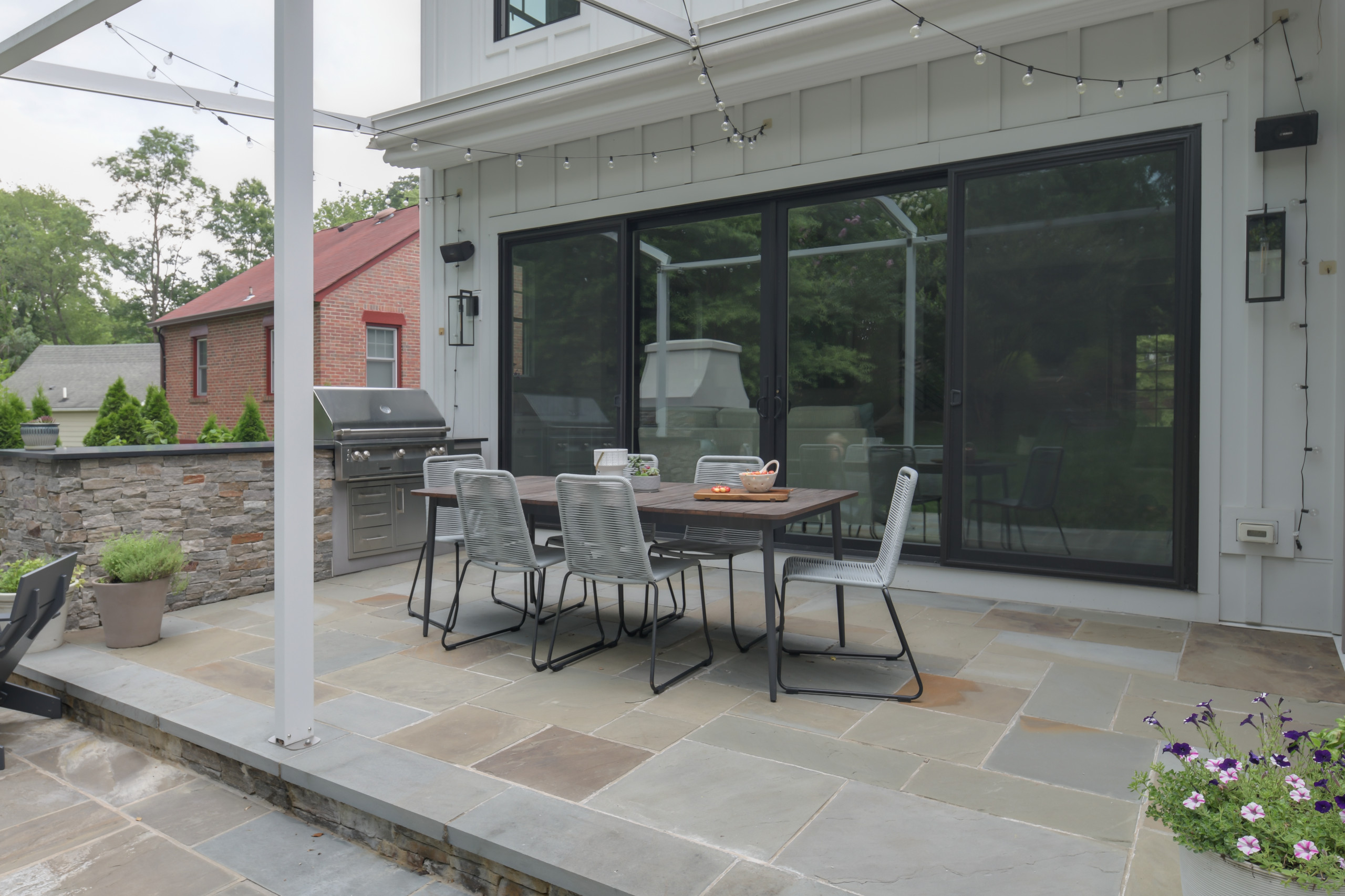 Modern Farmhouse Exterior Patio