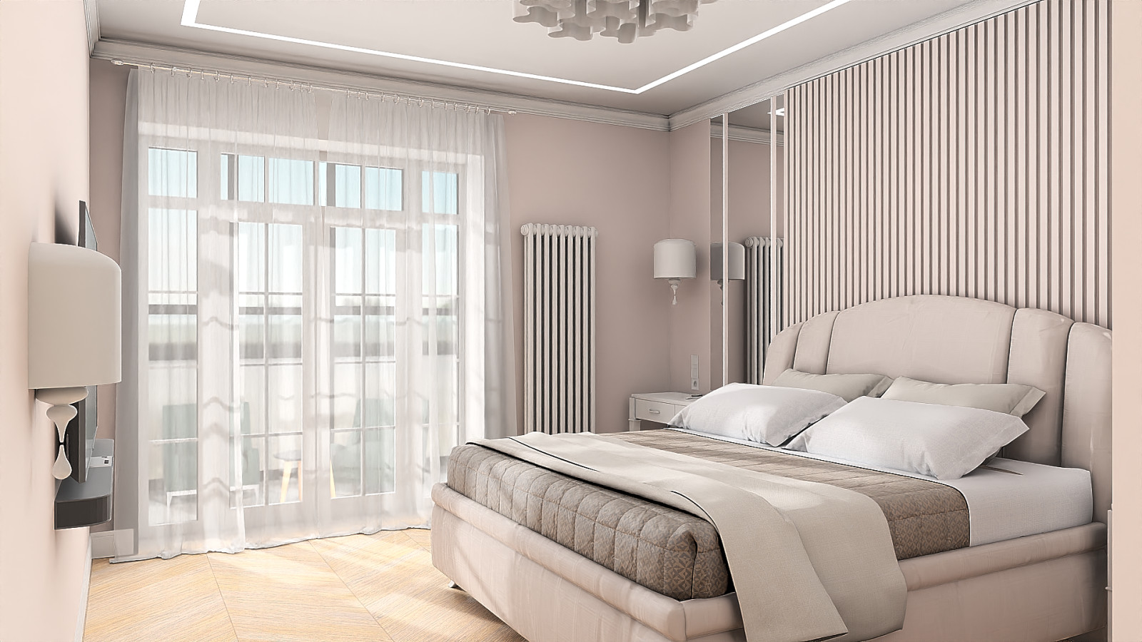 Дизайн проект трехкомнатной квартиры в Санкт-Петербурге