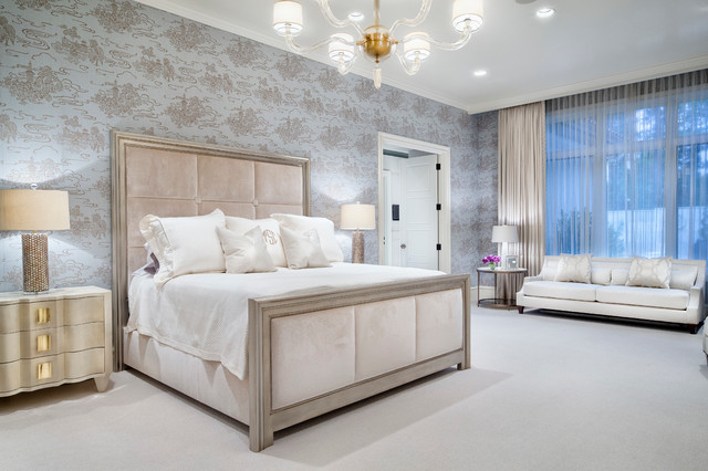 Classic Transitional classique-chic-chambre