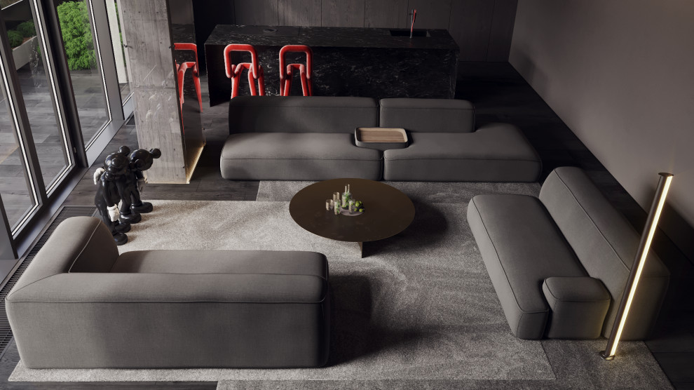 Минималистичная гостиная