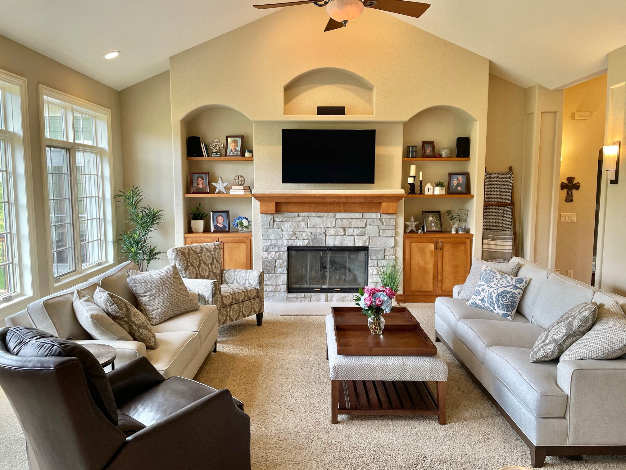 Pewaukee Fireplace Facelift