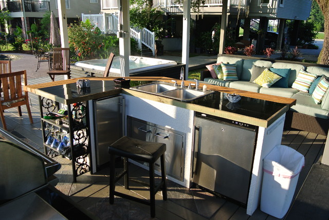 Riverside Kitchen contemporary-terrace