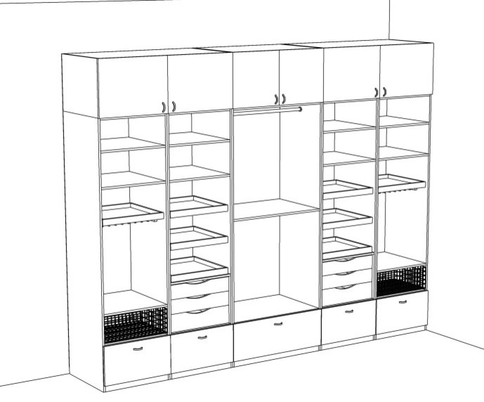 Гардеробные комнаты
