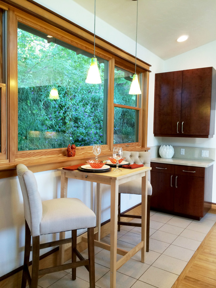 Transitional kitchen photo in Denver