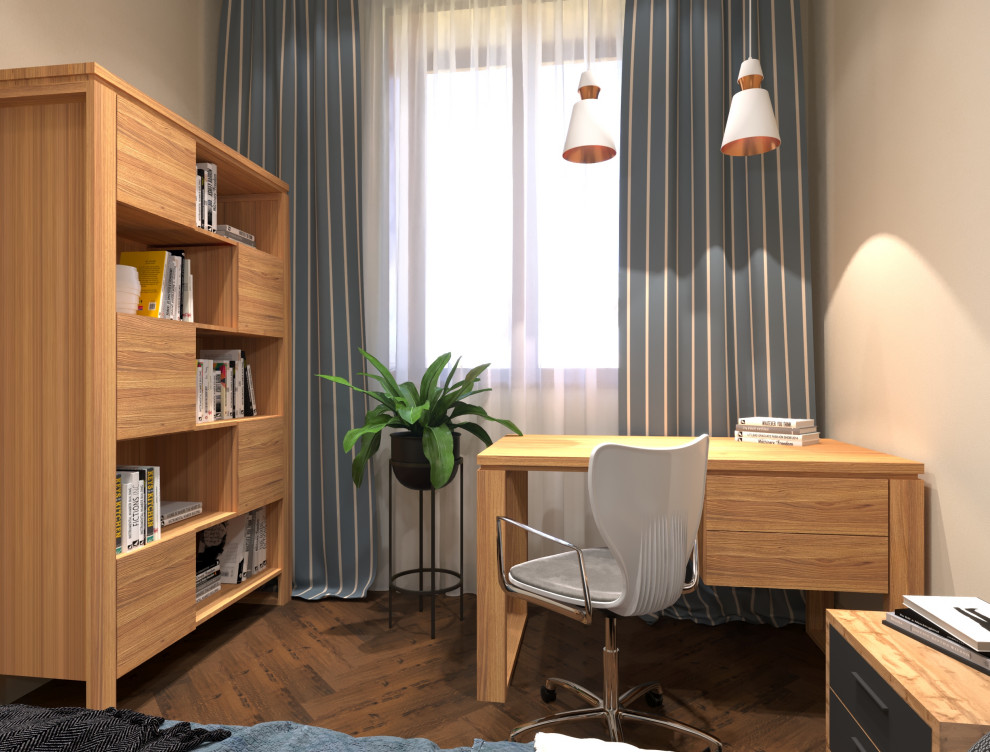 Дизайн-проект интерьера трехкомнатной квартиры .Новосибирск.