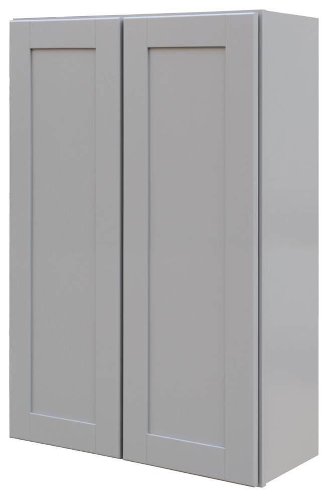 Grayson Series Double Door Kitchen Wall Cabinet With Soft Close, 30"x42 ...