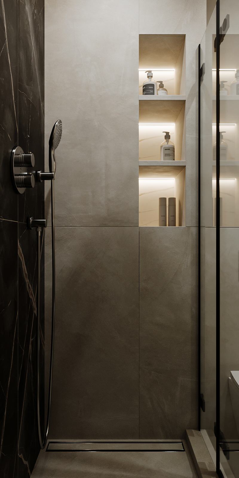 Интерьер квартиры в ЖК "Метрополия"