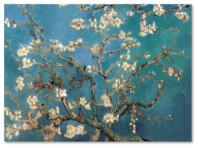 Almond Blossoms Canvas Art By Vincent Van Gogh Traditional Prints And Posters By