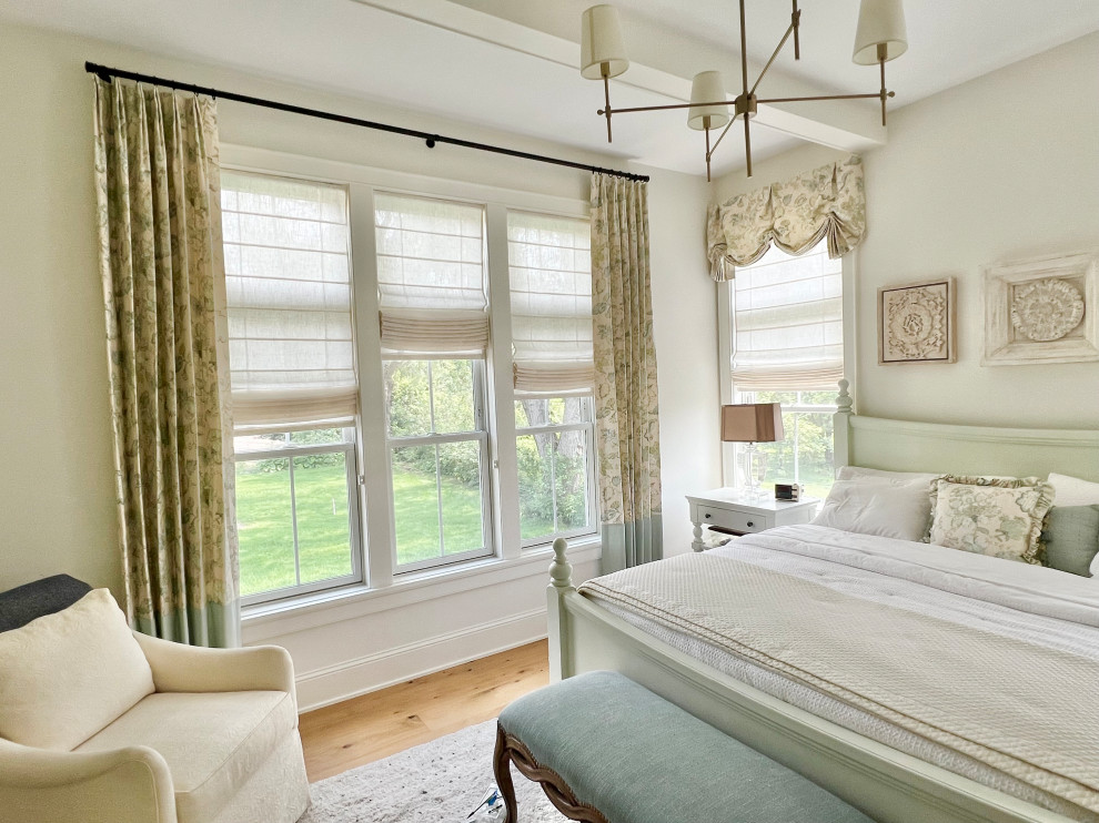 1.5 width stationary panels and Valances