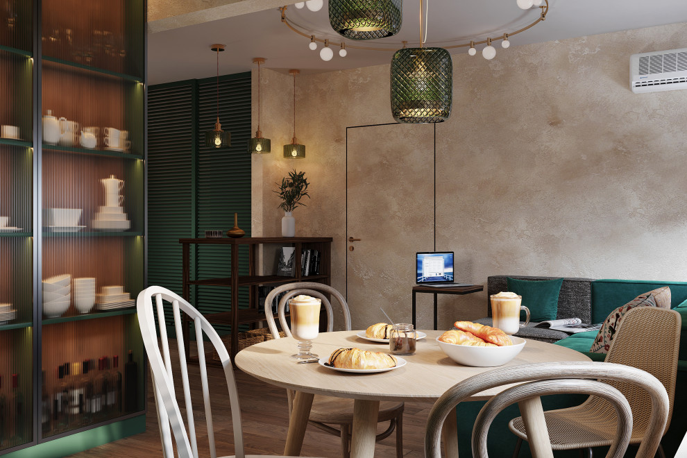 Квартира в центре Москвы | Кухня-Гостиная