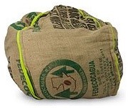 Jute beanbag Cover, Coffee Comfort