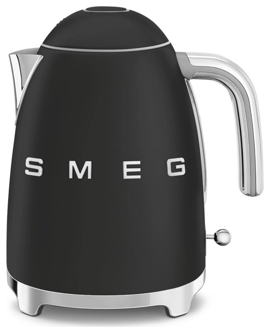 Smeg 50's Retro Style Aesthetic KLF03 Matte Black Electric Kettle