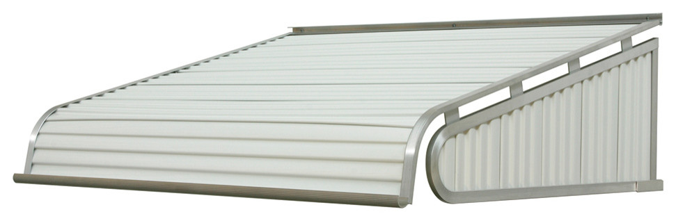 1500 Series Aluminum Door Canopy 72"x48" Projection, White
