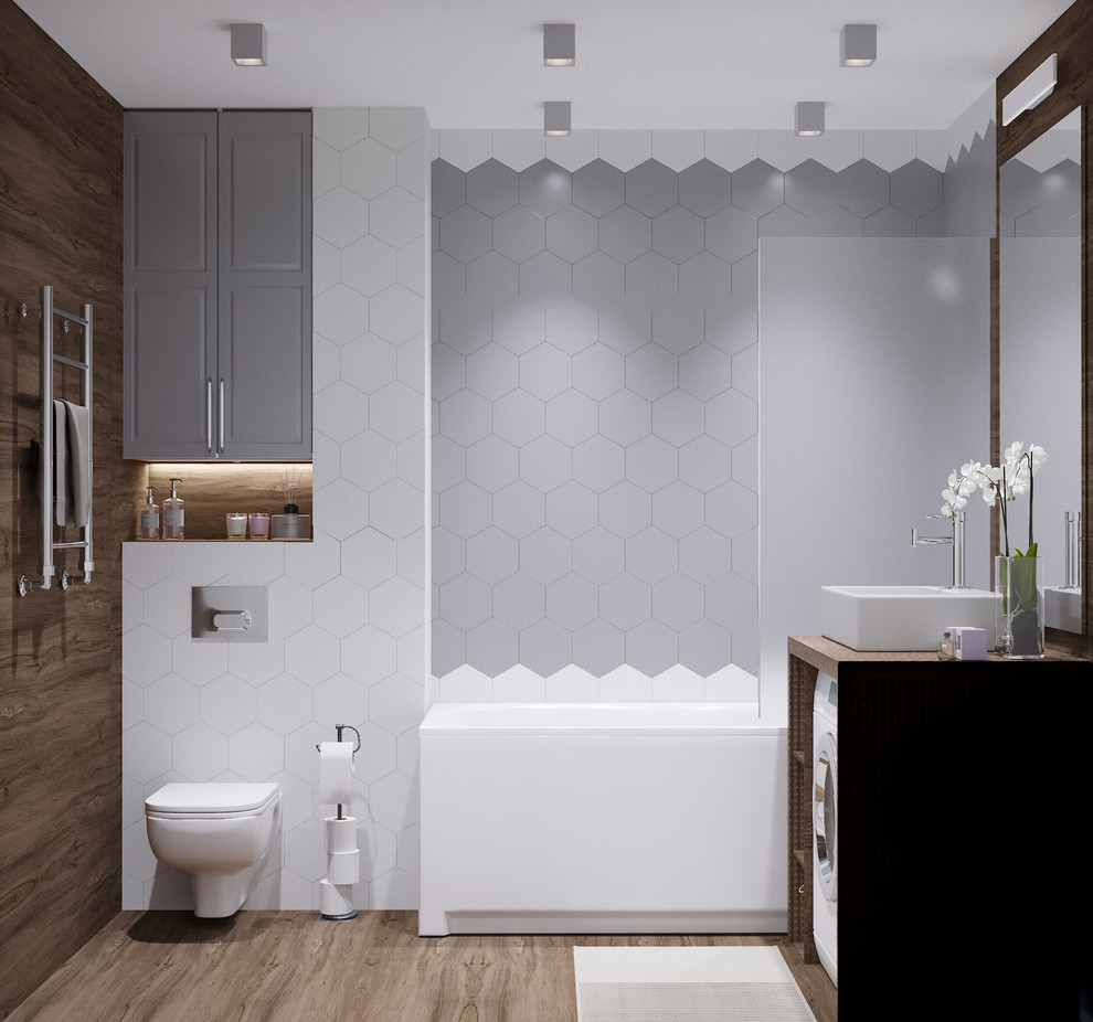 Современный интерьер с элементами лофта в г.Оренбург